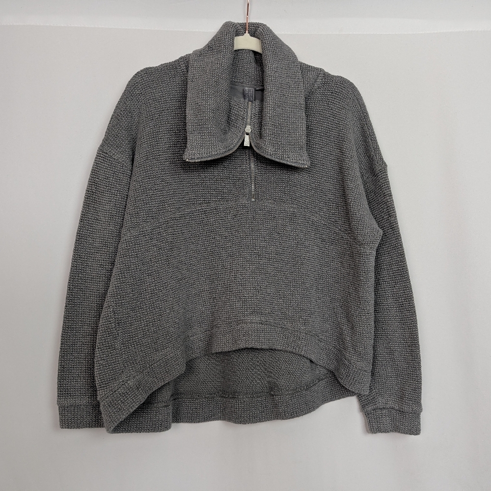 Sweaty Betty Restful Boucle Half Zip Sweatshirt